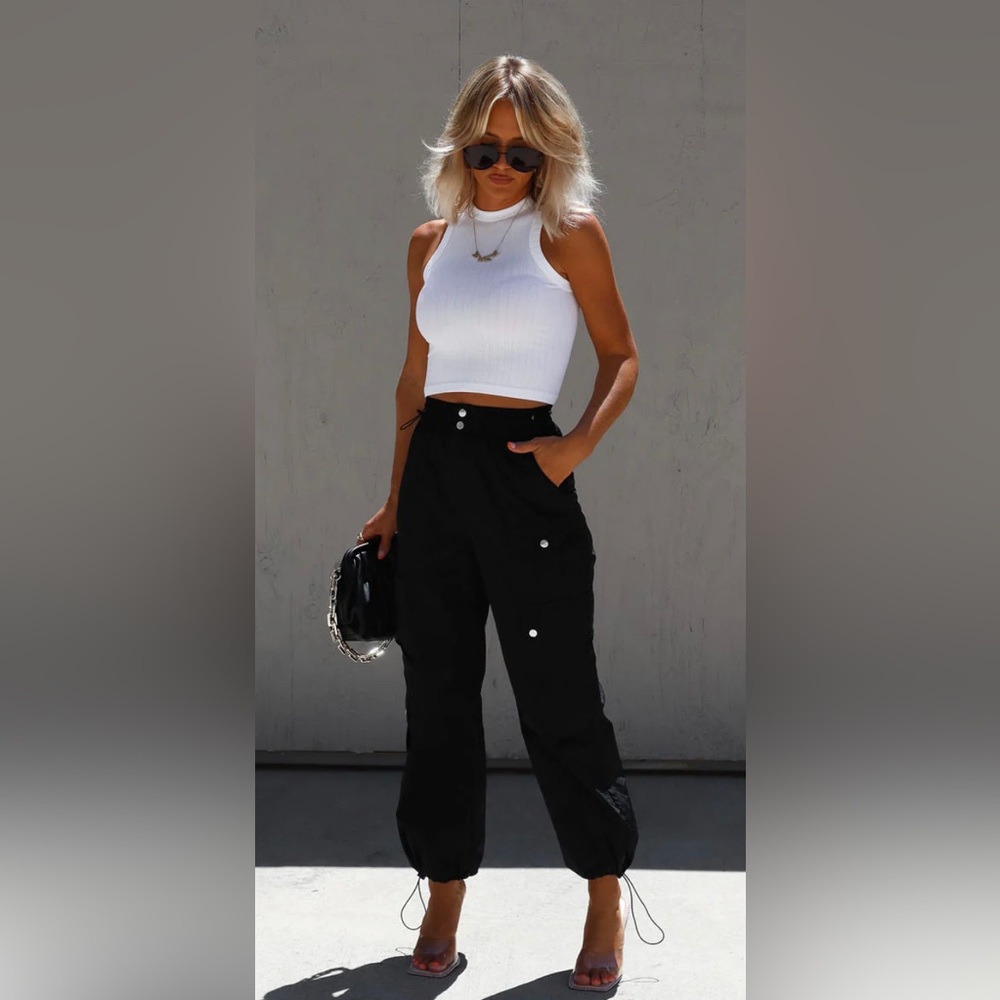 Nylon cargo pants